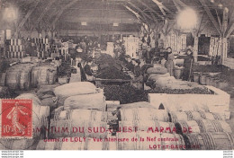 MARMANDE - OMNIUM DU SUD OUEST- USINES DE LOLY - VUE INTERIEURE DE LA NEF CENTRALE - ( TRAVAIL DE LA PRUNE D ' ENTE ) - Marmande