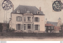 L13-91) MARCOUSSIS - VILLA LA BAILLOTERIE - ANIMEE - HABITANTS - COLORISEE - EN 1905 - Sonstige & Ohne Zuordnung