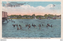 BILOXI - MISS - A BATHING SCENE IN THE CLEAR - PURE WATERS OF BILOXI ' S BEAUTIFUL - EN  1913 - ( 2 SCANS ) - Autres & Non Classés