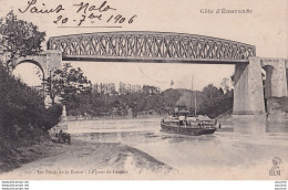 L17-22) SAINT SAMSON SUR RANCE - LES BORDS DE LA RANCE - LE PONT DE LESSART - EN 1906 -  ( 2 SCANS ) - Autres & Non Classés