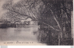 L20-77) SOUPPES - UN COIN SUR LE LOING - EN  1919 - ( 2 SCANS ) - Souppes Sur Loing