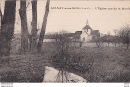 L20-93) AULNAY SOUS BOIS L EGLISE VUE DE LA MOREE - EN 1933 - ( 2 SCANS )  - Aulnay Sous Bois