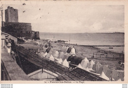 L20-17) FOURAS LES BAINS - LA PLAGE - EN  1933  - ( 2 SCANS )  - Fouras-les-Bains