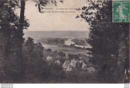 L21-78) VILLENNES - LE BOIS DES FALAISES - VUE SUR TRIEL ENTRE LES ARBRES - EN 1916 - Villennes-sur-Seine