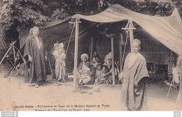 NANCY - GOURBI ARABE - FABRICATION DE TAPIS DE LA MAISON DJAMAL DE TUNIS - SOUVENIR EXPOSITION DE NANCY - 1909 - 2 SCANS - Nancy