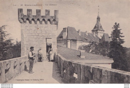 L25-46) ROCAMADOUR - LE REMPART ET LE CHATEAU - ANIMEE - PERSONNAGES - EN 1916 -  ( 2 SCANS ) - Rocamadour