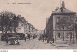 L25-80) AMIENS -  LA RUE DE BEAUVAIS - EN 1915 - ( 2 SCANS ) - Amiens