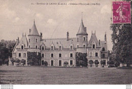 L27-28) ENVIRONS DE LAONS - EURE ET LOIR - CHATEAU D ' ESCORPAIN - COTE EST - EN 1934 - Autres & Non Classés