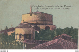 L27- SALONIQUE - GRECE - GRECCE - SOUVENIR - L ' EGLISE HISTORIQUE DE ST - GEORGES   - ( 2 SCANS ) - Grèce