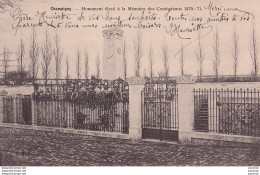 L28-94) CHAMPIGNY MONUMENT ELEVE A LA MEMOIRE DES COMBATTANTS 1870 - 71 - ( 2 SCANS ) - Champigny Sur Marne