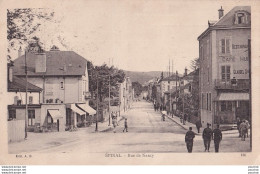 L29-88) EPINAL - RUE DE NANCY - ANIMEE  - CAFE - RESTAURANT - EN 1924 -  ( 2 SCANS )  - Epinal