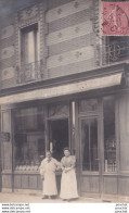  93) NOISY LE SEC - CARTE PHOTO - DEVANTURE DE L'EPICERIE DE MR ET MME CHATRES - 53 RUE JEAN JAURES - EN 1903 - 4 SCANS  - Noisy Le Sec