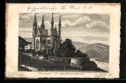 Künstler-AK Remagen A. Rh., Apollinariskirche  - Remagen