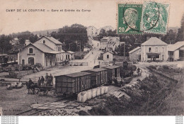 M14-23) CAMP DE LA COURTINE (CREUSE) GARE ET ENTREE DU CAMP - La Courtine