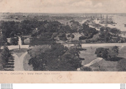 M12- CALCUTTA - INDE - VIEW  FROM  HIGH COURT   - ( 2 SCANS ) - Inde