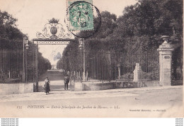 M10-86) POITIERS - ENTREE PRINCIPALE DES JARDINS DE BLOSSAC - ANIMEE - EN 1907 - Poitiers