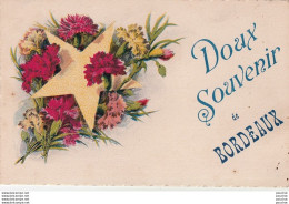 M10-33) BORDEAUX - DOUX SOUVENIR   -  FLEURS OEILLETS -  ( 2 SCANS ) - Bordeaux