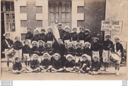 37) TOURS - CARTE PHOTO ROMAIN E. MAMOUR  - AVANT GARDE SPORTIVE - SAINT ETIENNE - SECTION PUPILLES - EN 1913 - 3 SCANS - Tours