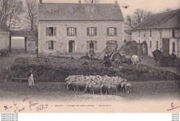 78) MAULE - FERME DU BOIS HENRI - INTERIEUR - OUVRIERS AGRICOLES -  ANIMAUX -  EN 1903 + TIMBRES TAXES  - ( 2 SCANS ) - Maule