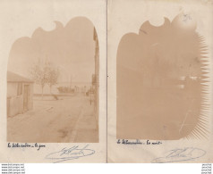 M4-33) PAUILLAC - GIRONDE - ENSEMBLE DE 2 CARTES PHOTOS PRISES DE JOUR ET DE NUIT - VERS 1900 - 2 SCANS  - Pauillac