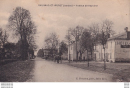 M3-40) SAUGNAC ET MURET - LANDES - AVENUE DE BAYONNE - ANIMEE - ATTELAGE - HOTEL - ( 2 SCANS )  - Other & Unclassified