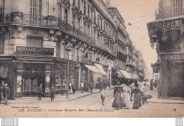 M21-49) ANGERS - CARREFOUR RAMEAU RUE CHAUSSEE SAINT PIERRE - ANIMEE - EN 1915 - ( 2 SCANS ) - Angers