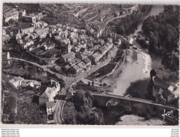 M20-48) GORGES DU TARN - LOZERE - VILLAGE DE SAINTE ENIMIE - VUE AERIENNE EN 1958 - ( 2 SCANS ) - Gorges Du Tarn