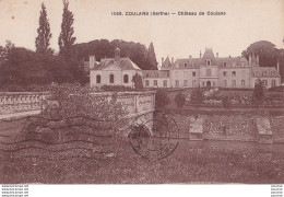 M15-72) COULANS - SARTHE - CHATEAU DE COULANS -  EN 1933 - ( 2 SCANS ) - Autres & Non Classés