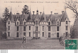 M15-37) SAINT AVERTIN - INDRE ET LOIRE - CHATEAU DE CANGE - FACADE PRINCIPALE - ANIMEE - HABITANTS - EN  1910 - Saint-Avertin