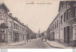 M15-59) LA BASSEE - NORD - RUE DE LA PORTE D ' ESTAIRE - ANIMEE - HABITANTS - ( 2 SCANS ) - Autres & Non Classés