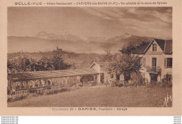 M14-65) CAPVERN LES BAINS - BELLE VUE - HOTEL RESTAURANT - GARAGE -  DARIES , PROPRIETAIRE - ( 2 SCANS ) - Andere & Zonder Classificatie