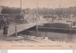 60) COMPIEGNE - OISE - PONT SUR LES PENICHES - EN 1926 -  ( 2 SCANS )   - Compiegne