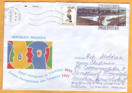 2001 1993   Moldova Moldavie  Used Cover,  Birds, Nature - Moldavie