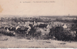 A16-71) LE CREUSOT - SAONE ET LOIRE - VUE GENERALE ST CHARLES ET CHANLIAU - EDIT. E.P. - EN 1925 - ( 2 SCANS ) - Le Creusot