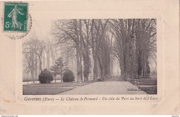 A15-27) GARENNES  - EURE - LE CHATEAU DE PRIMARD - UN COIN DU PARC - AU BORD DE L ' EURE - EDIT. LAURENS -  EN 1911 - Autres & Non Classés