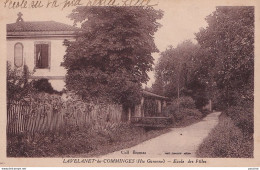 A14-31) LAVELANET DE COMMINGES - HAUTE GARONNE - ECOLE DES FILLES - ( 2 SCANS ) - Altri & Non Classificati