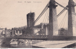 A4-34) AGDE - HERAULT - PONT SUSPENDU  - ( 2 SCANS ) - Agde