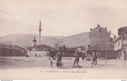 A4- FLORINA  - PLACE DU MARCHE - ( 2 SCANS ) - Grèce