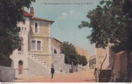 A1-34) PORTIRAGNES - HERAULT - PLACE DE  LA MAIRIE - ANIMEE - HABITANTS -  ( 2 SCANS ) - Autres & Non Classés