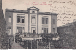 A20-31) MURET L ' HOPITAL - FAÇADE SUR LE JARDIN - LA GUERRE DE 1914 - ANIMEE - MILITAIRES - MILITARIA - ( 2 SCANS )  - Muret