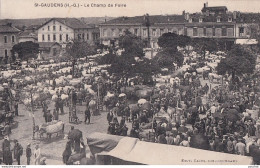 31) SAINT GAUDENS - HAUTE GARONNE -  LE CHAMP DE FOIRE  - ANIMEE - ( 2 SCANS ) - Saint Gaudens