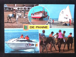 Cp, Belgique, Groeten Uit De Panne, Un Bonjour De De Panne, Multi Vues, Voyagée 1984, Ed. Van Mieghem - De Panne