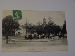 ALGERIE-ROVIGO-LA ¨PLACE ET L'EGLISE  ANIMEE - Autres & Non Classés