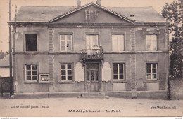 I13-08) BALAN - ARDENNES - LA MAIRIE - ANIMEE - ( 2 SCANS ) - Autres & Non Classés