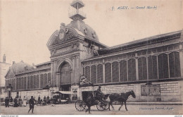 I12-47) AGEN - GRAND MARCHE -  ANIMEE - ETALS - ATTELAGE CHEVAL - ( 2 SCANS ) - Agen