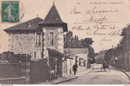 I10-94) CHENNEVIERE - LA RUE DU PONT - ANIMEE - ATTELAGE - EN 1907  - Chennevieres Sur Marne