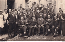 65) TARBES - CARTE PHOTO - AMICALE DES ANCIENS DU GALLIA CLUB TARBAIS - LE 9 JUILLET 1933  - Tarbes