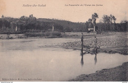 I9-31) SALIES DU SALAT - HAUTE  GARONNE - LA PASSERELLE DE L USINE DES SALINS - ANIMEE - ( 2 SCANS ) - Salies-du-Salat