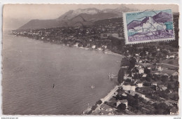 I8-74) AMPHION LES BAINS - HAUTE SAVOIE - LES BORDS DU LAC LEMAN  ET LA DENT D ' OCHE  - EN 1964 - 2 SCANS - Other & Unclassified