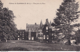 I3-28) CHATEAU DE COURTALAIN - EURE ET LOIR - VUE PRISE DU PARC - EN 1924 -( 2 SCANS ) - Courtalain